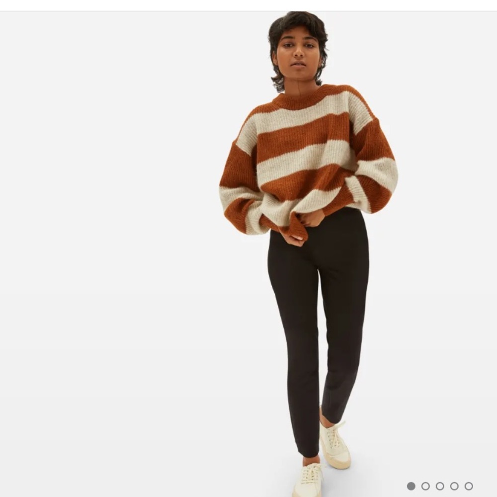 Everlane side zip stretch cotton pant